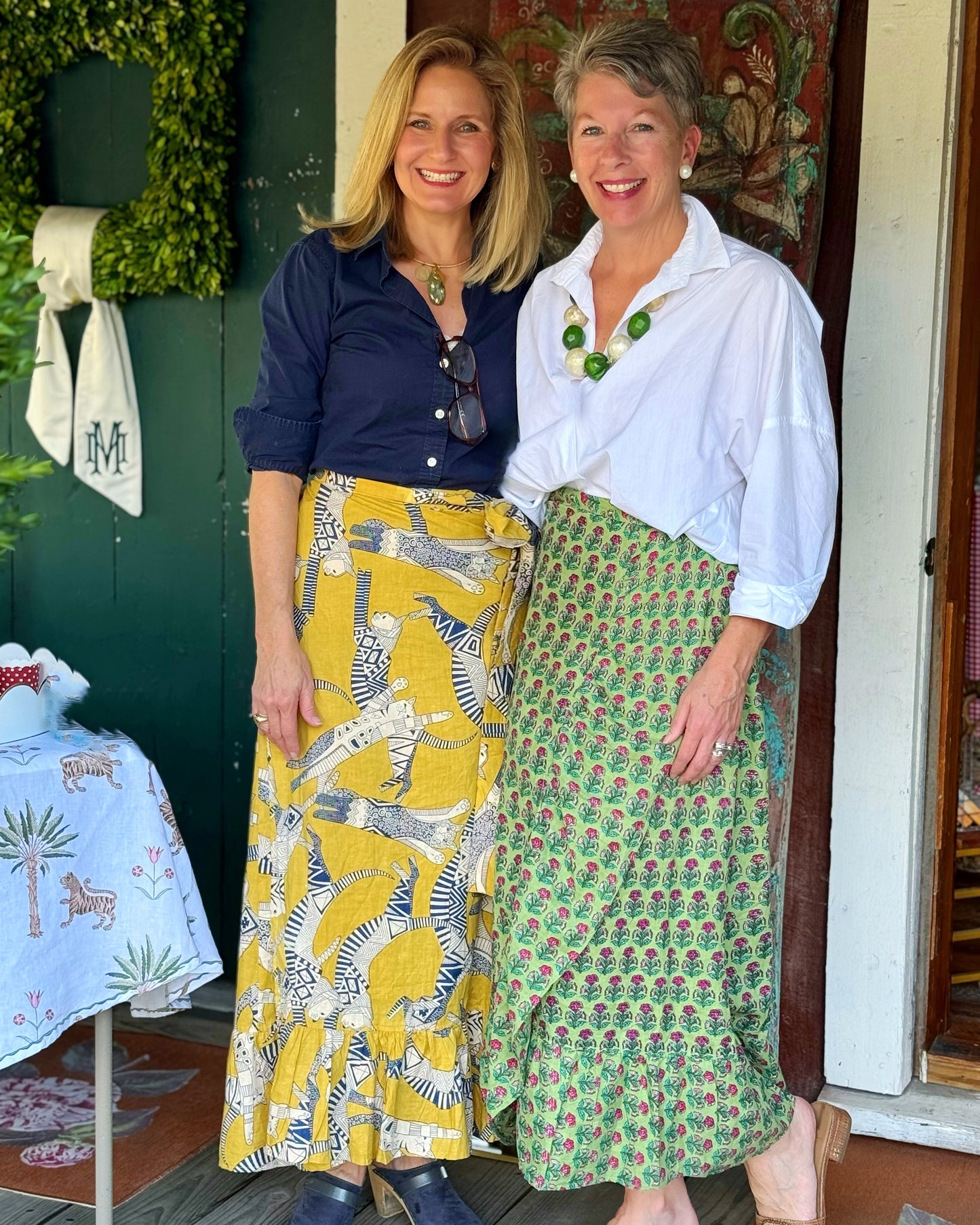 One Size from XS-Medium Wrap Skirt with Ruffle