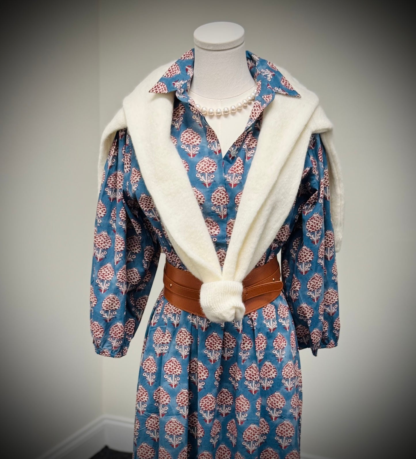 Alpaca Crewneck Cardigan