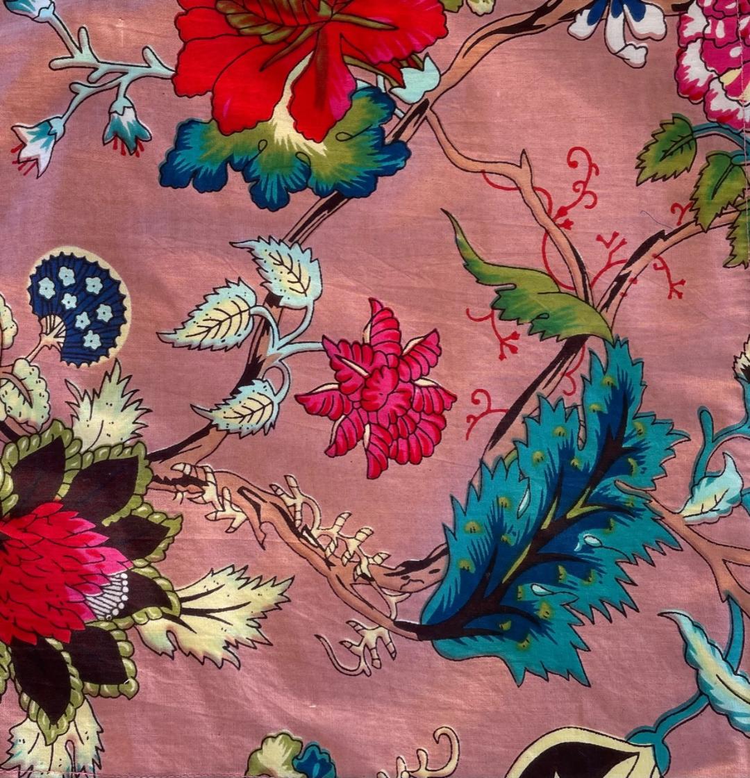 Made to Order BB Dress choose you Color in Floral on the Vine Hand Block Pattern