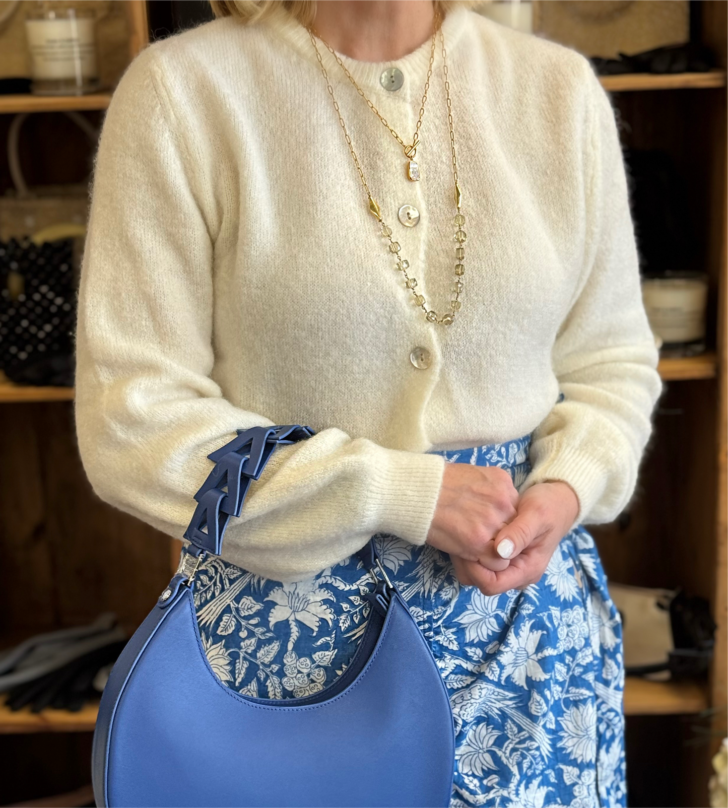 Alpaca Crewneck Cardigan