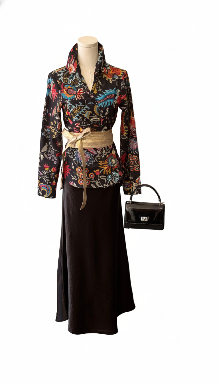 Hand Made Patent Leather and Suede Crossbody or Hand Bag